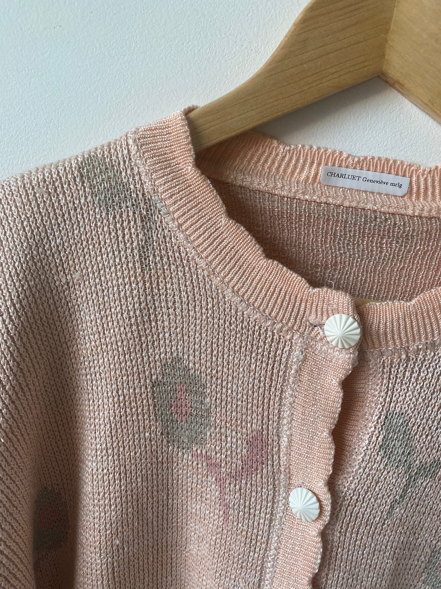 Cardigan à fleurs