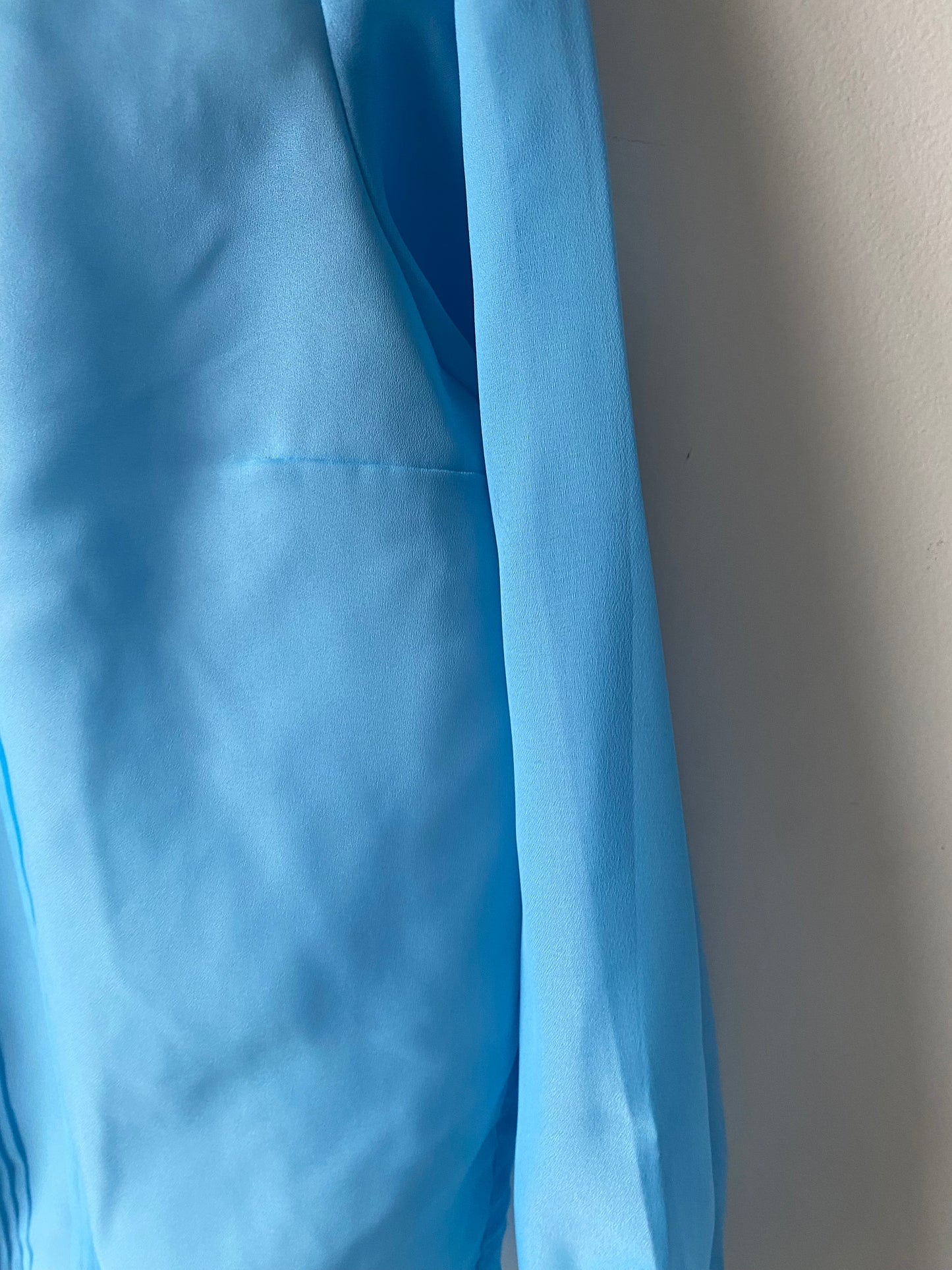 Blouse bleu 60s