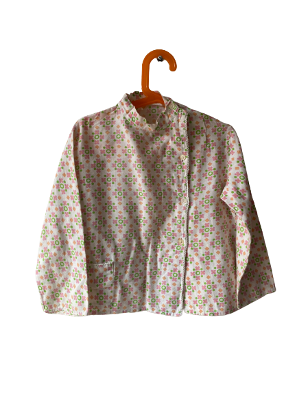 Blouse à motif 70s