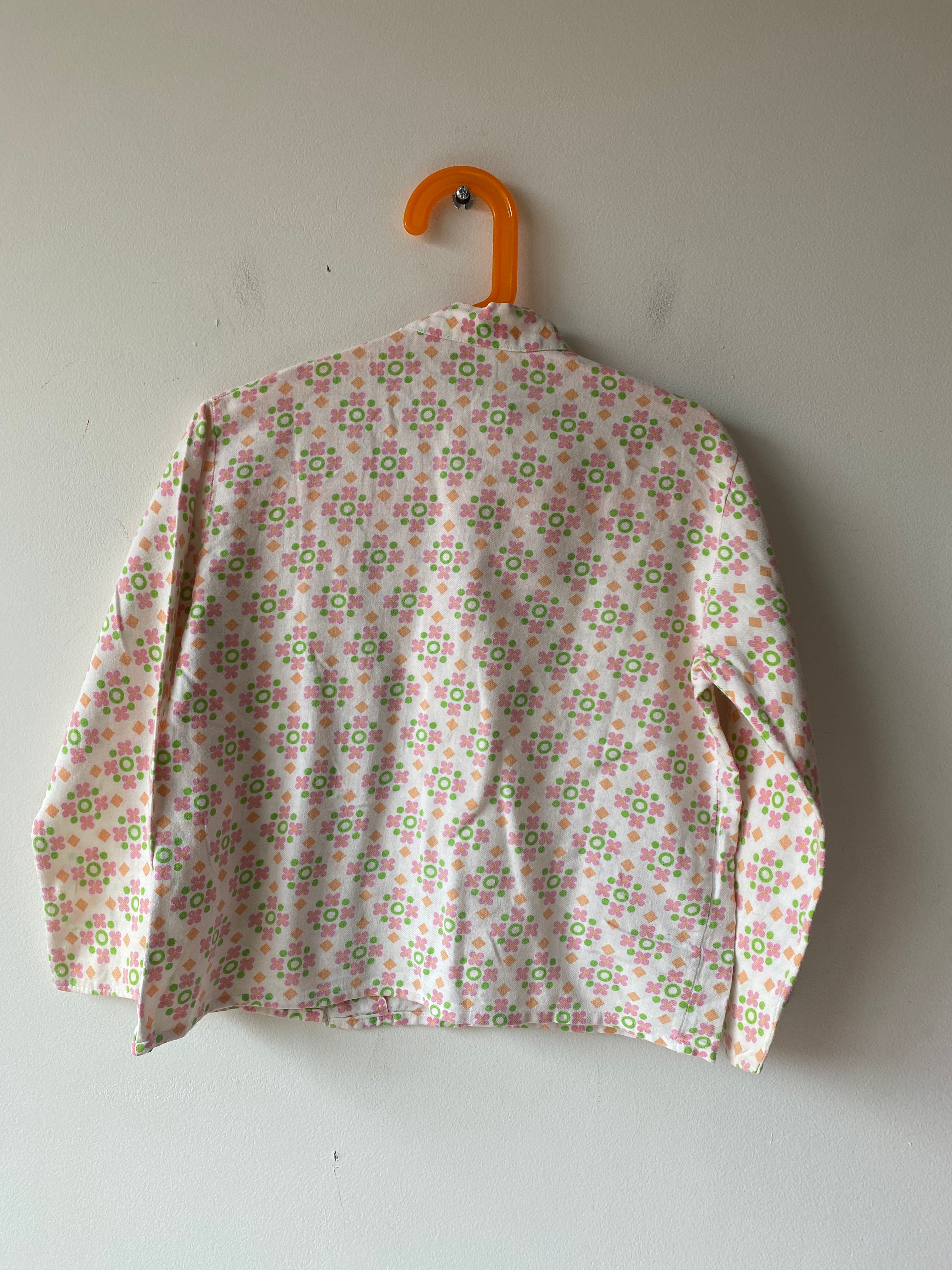 Blouse à motif 70s