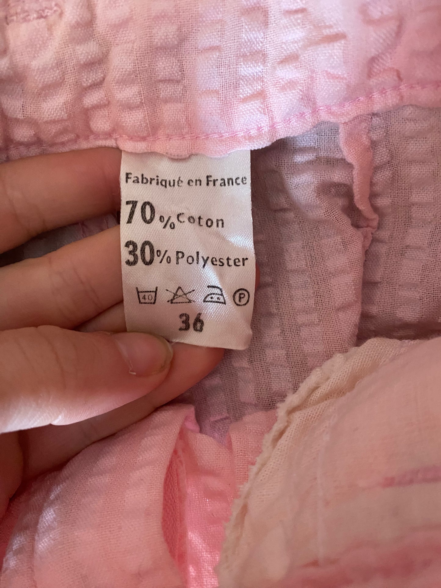 Pantalon rose 80s