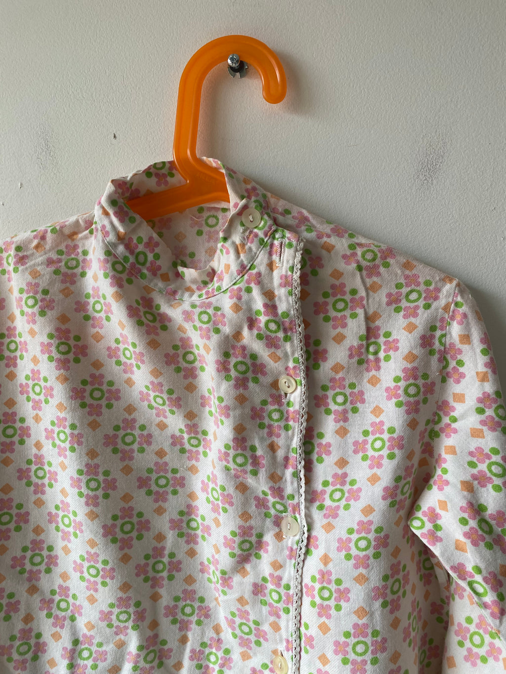 Blouse à motif 70s