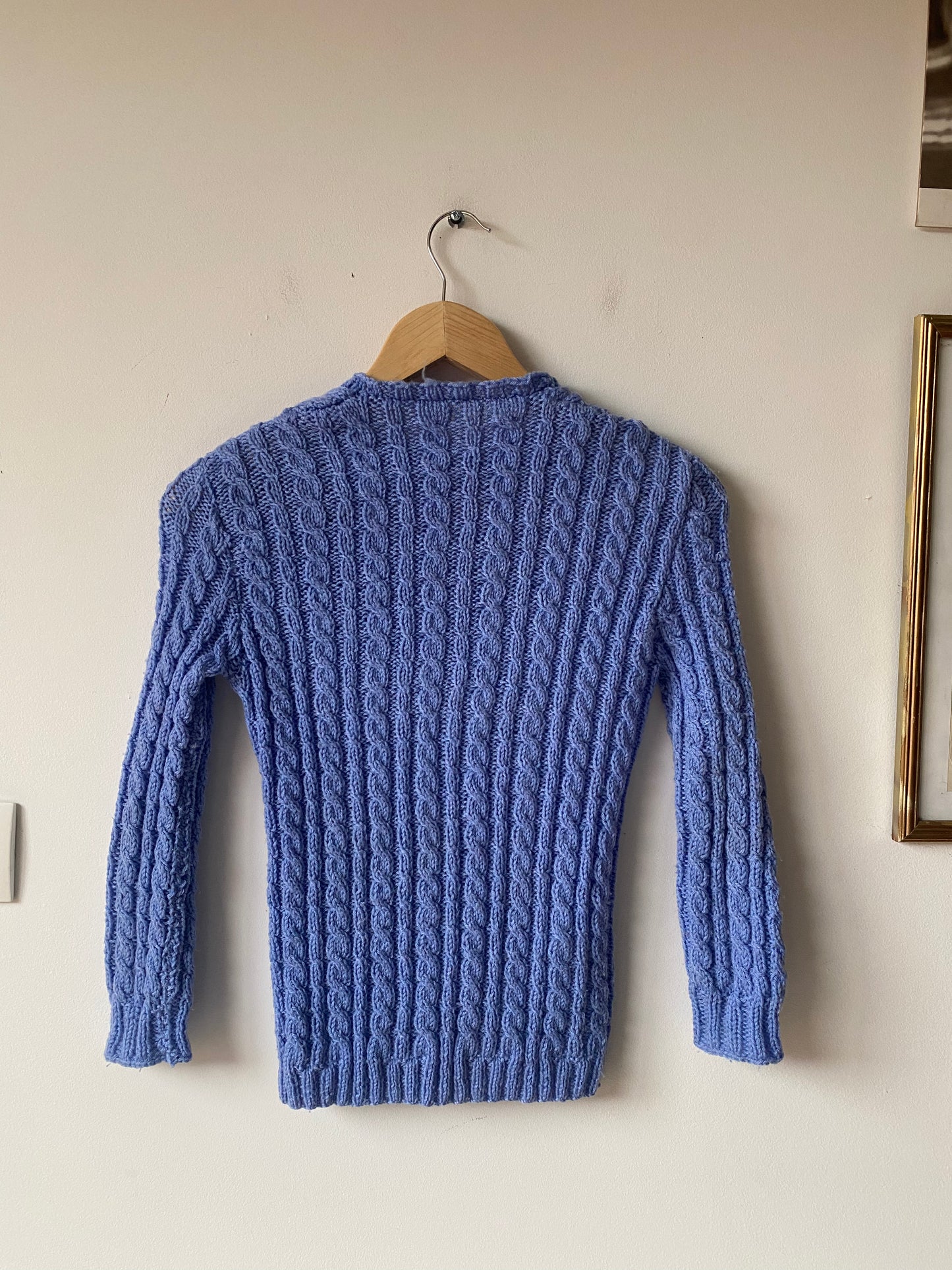 Pull maille torsade