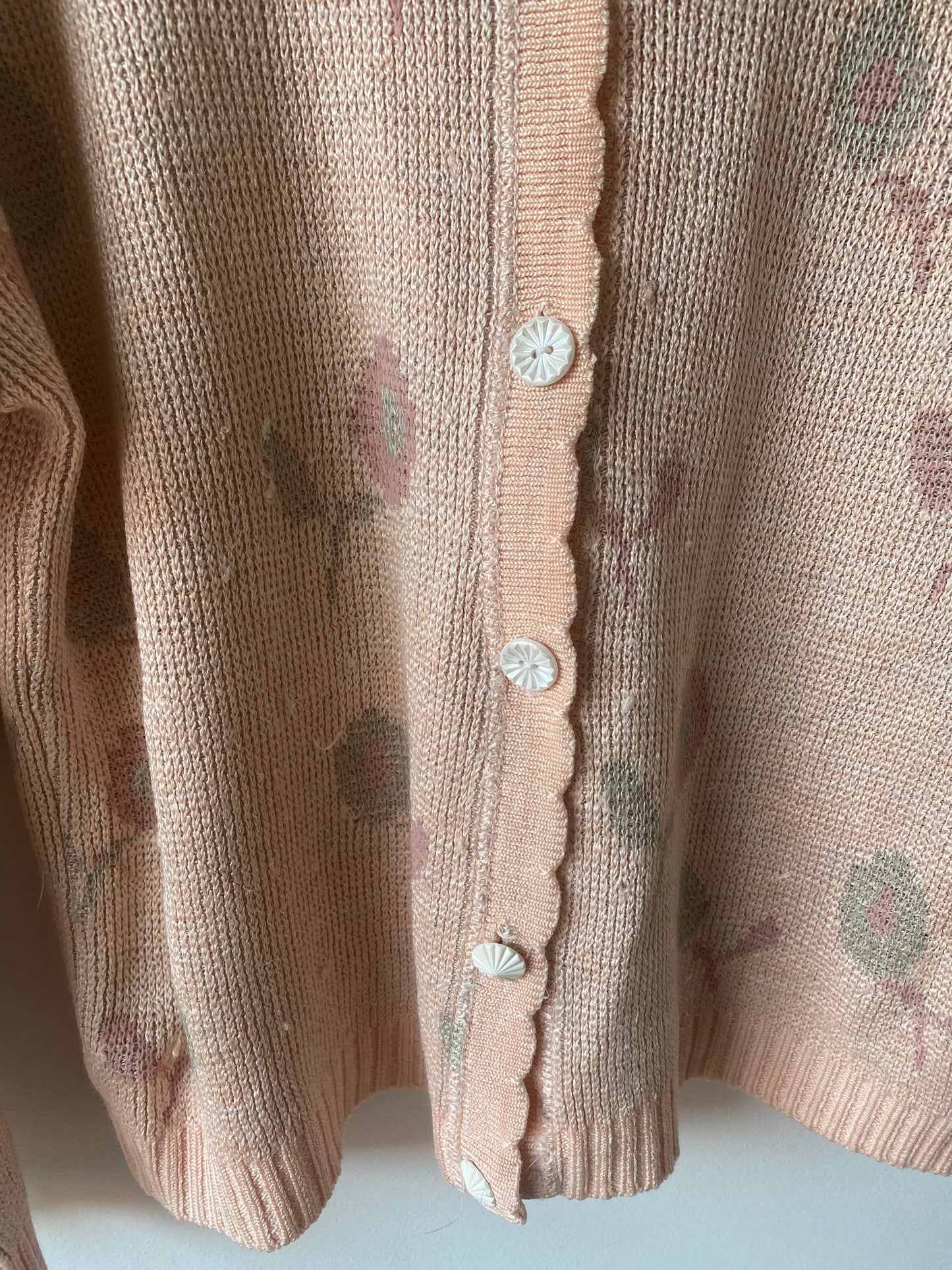 Cardigan à fleurs