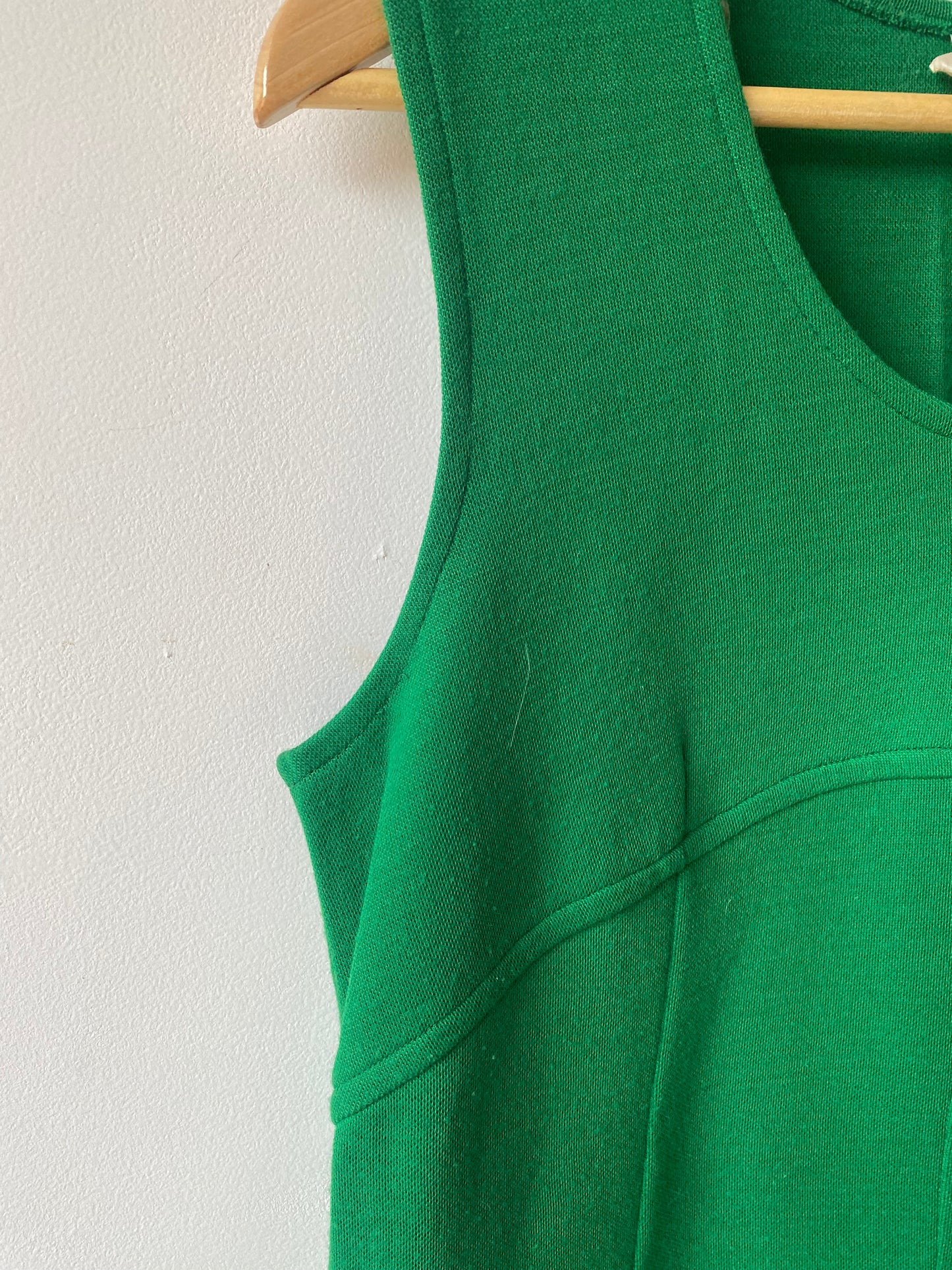 Robe verte 60s