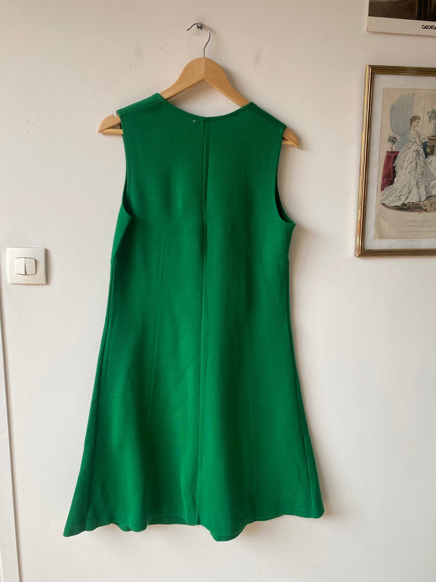 Robe verte 60s