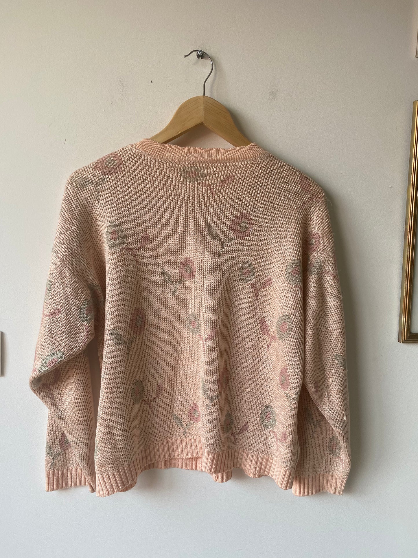 Cardigan à fleurs