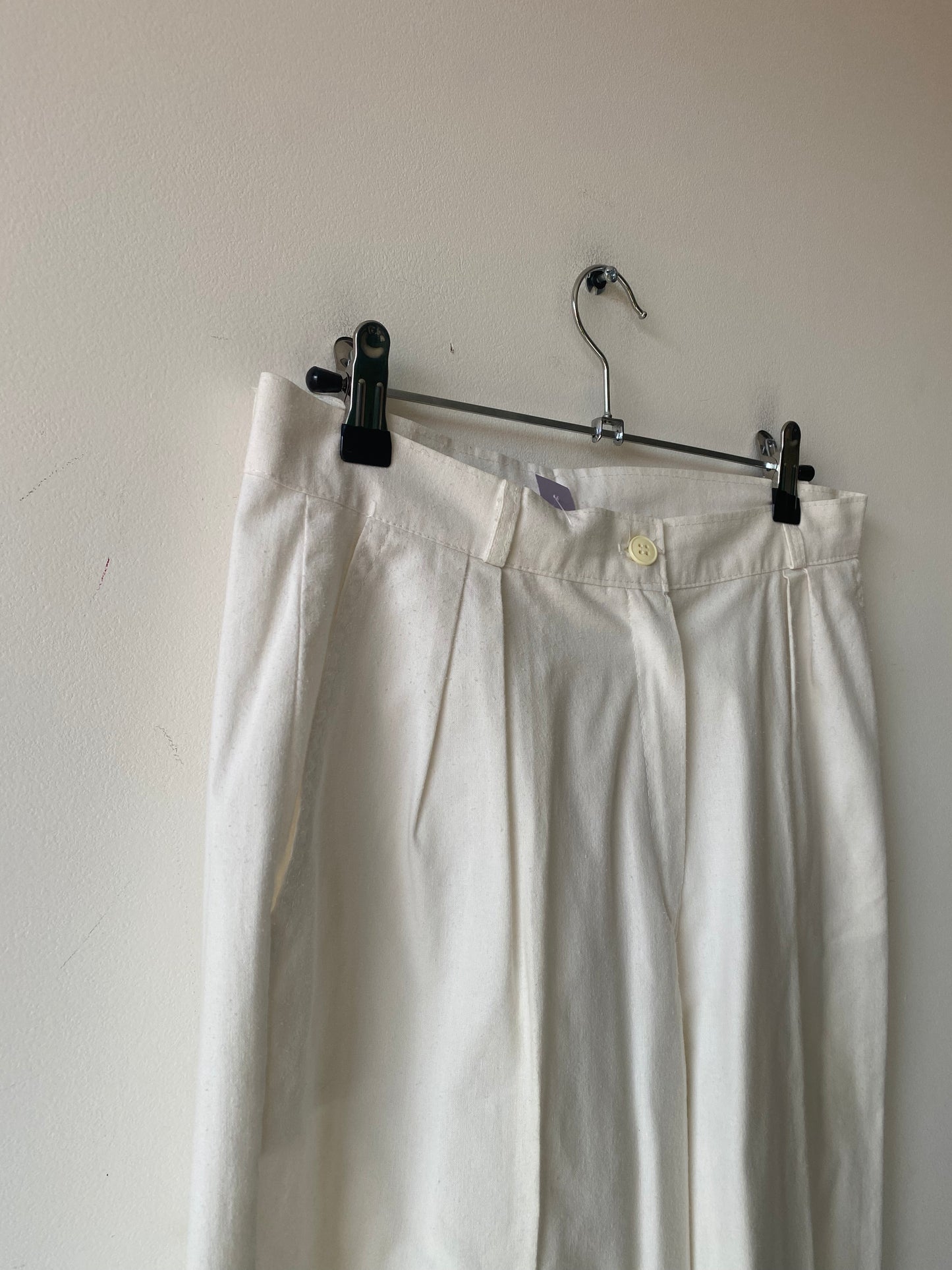 Pantalon blanc 80s