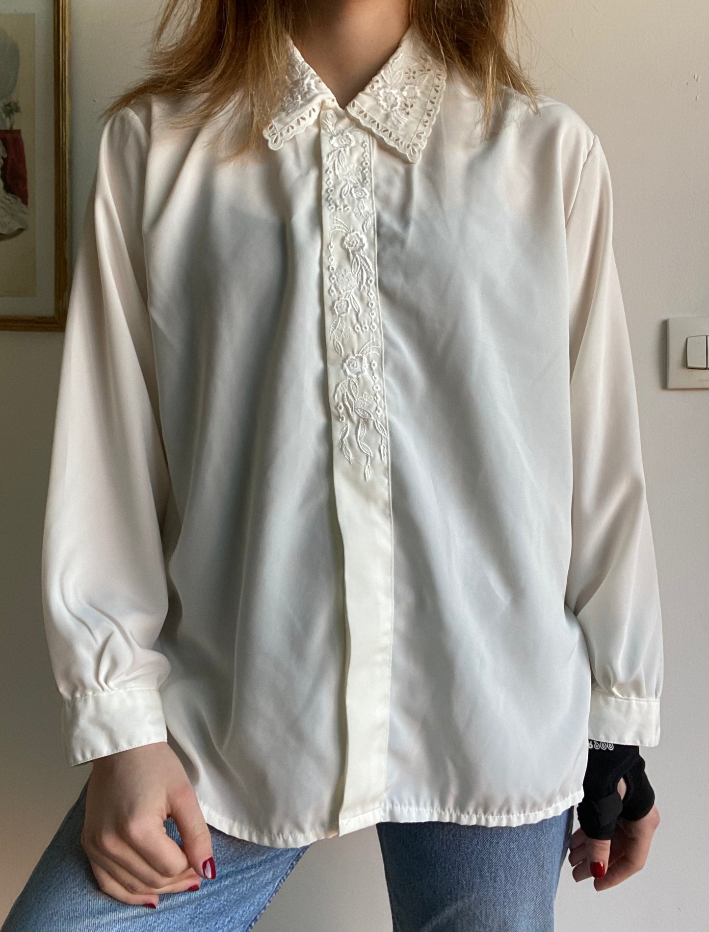 Chemise brodée