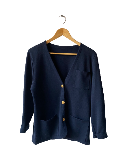 Cardigan bleu marine