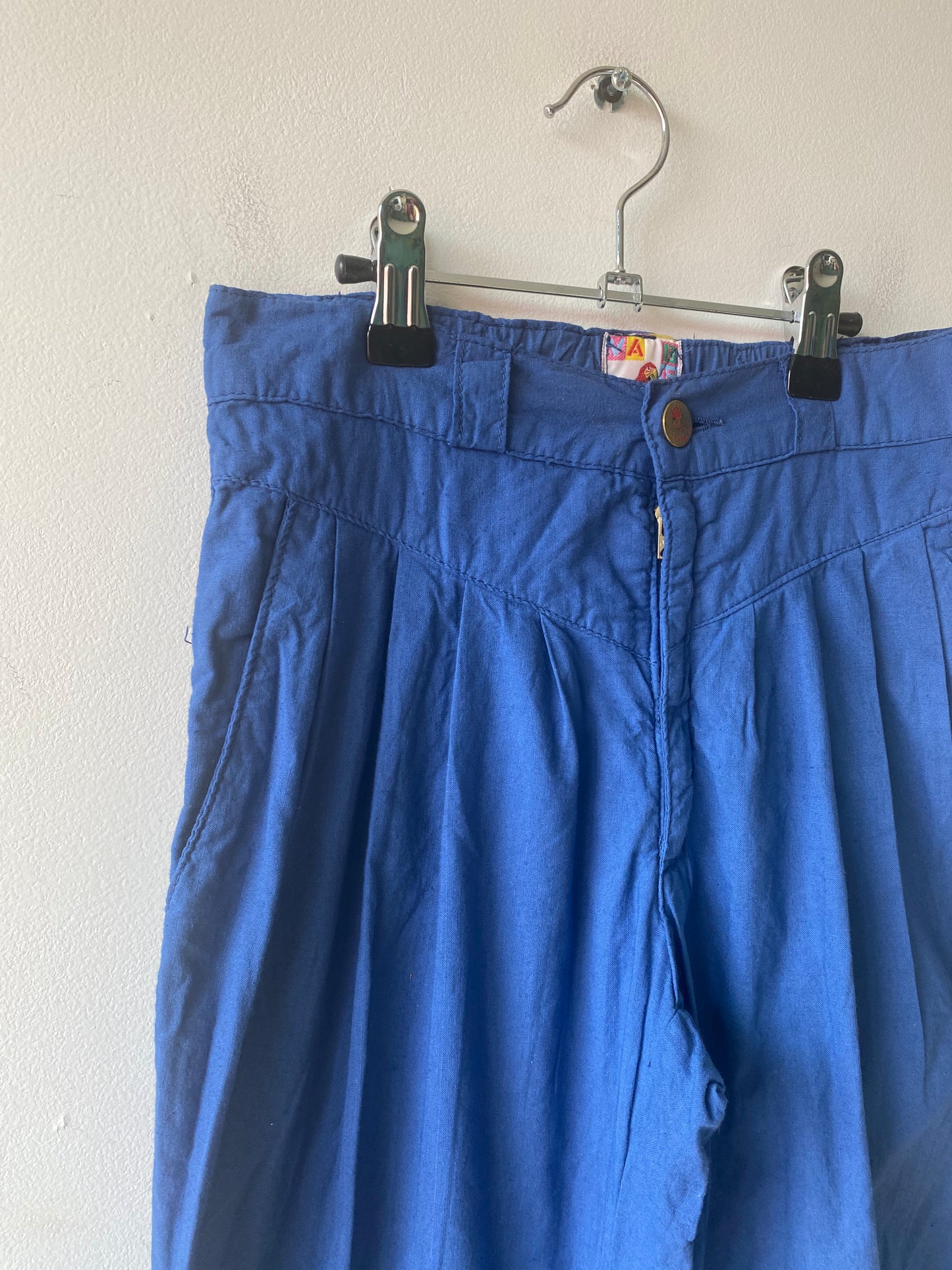 Pantalon bleu  80s